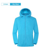 Men Women Hiking Jacket Waterproof Quick Dry Camping Hunting Clothes Sun-Protective Outdoor Sports Coats Anti UV Windbreaker