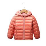 2020 Autumn Winter Hooded Children Down Jackets For Girls Candy Color Warm Kids Down Coats For Boys 2-9 Years Outerwear Clothes