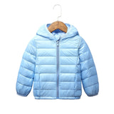 2020 Autumn Winter Hooded Children Down Jackets For Girls Candy Color Warm Kids Down Coats For Boys 2-9 Years Outerwear Clothes
