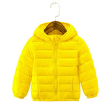 2020 Autumn Winter Hooded Children Down Jackets For Girls Candy Color Warm Kids Down Coats For Boys 2-9 Years Outerwear Clothes