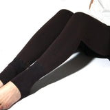 ZJX Winter Women Leggings Thick Winter Warm Pants High Waist Slimming Thicken High Elastic Women's Warm Velvet Leggings