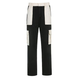 Patchwork Big Pockets Baggy Jeans Vintage Streetwear High Waisted Y2K Cargo Pants Harajuku Korean Denim Jeans 90s Cuteandpsycho