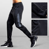 New Sport Pants Men Running Pants With Zipper Pockets Training and Joggings Men Pants Soccer Pants Fitness Pants For Men