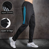New Sport Pants Men Running Pants With Zipper Pockets Training and Joggings Men Pants Soccer Pants Fitness Pants For Men